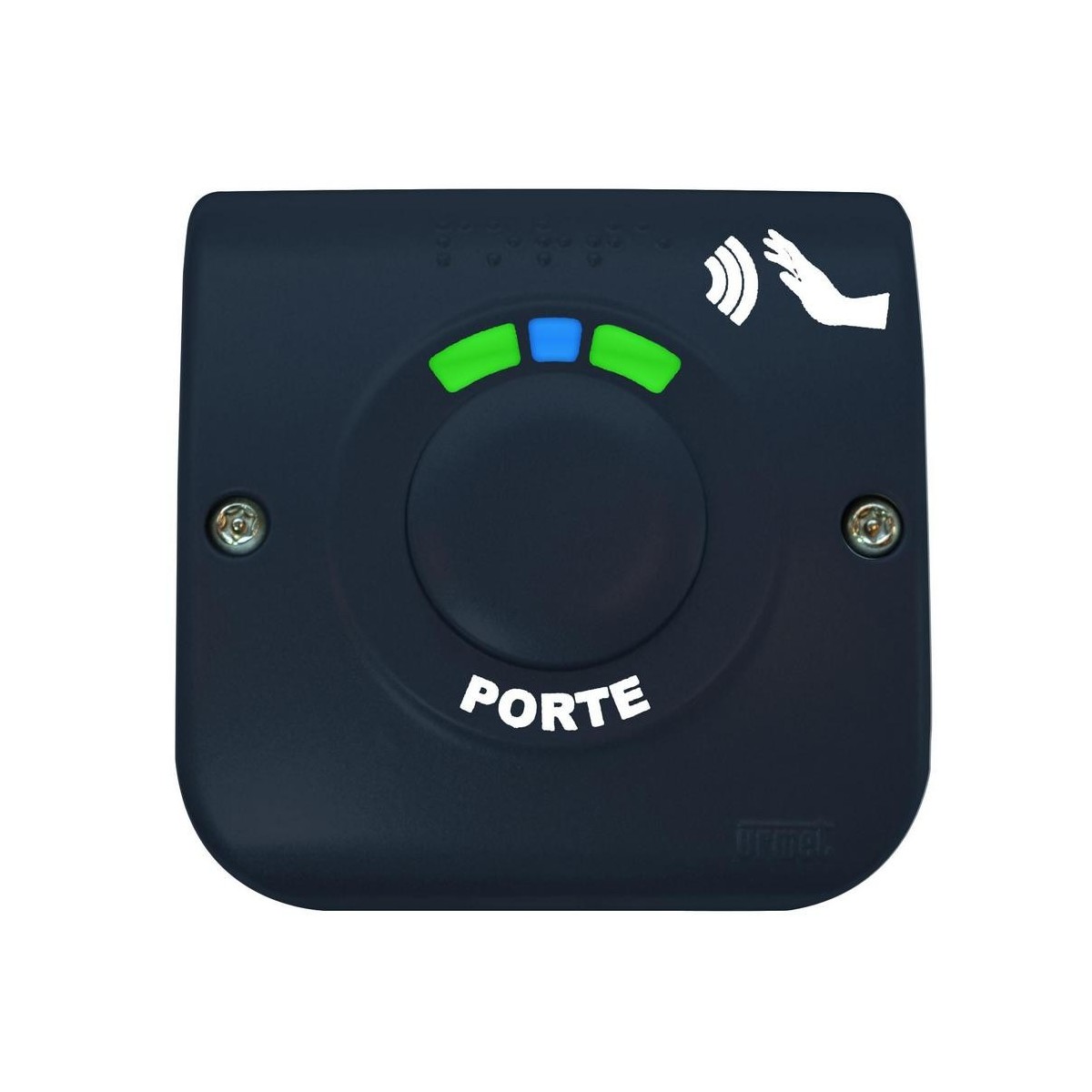 Bouton de sortir Zamac Anthracite Mains Libres - URMET BPZAML 