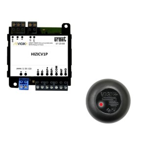 Kit Vigik+ : centrale HIZICV1P + lecteur T25PLUS sécurité renforcée - URMET HIZIKCV1P 