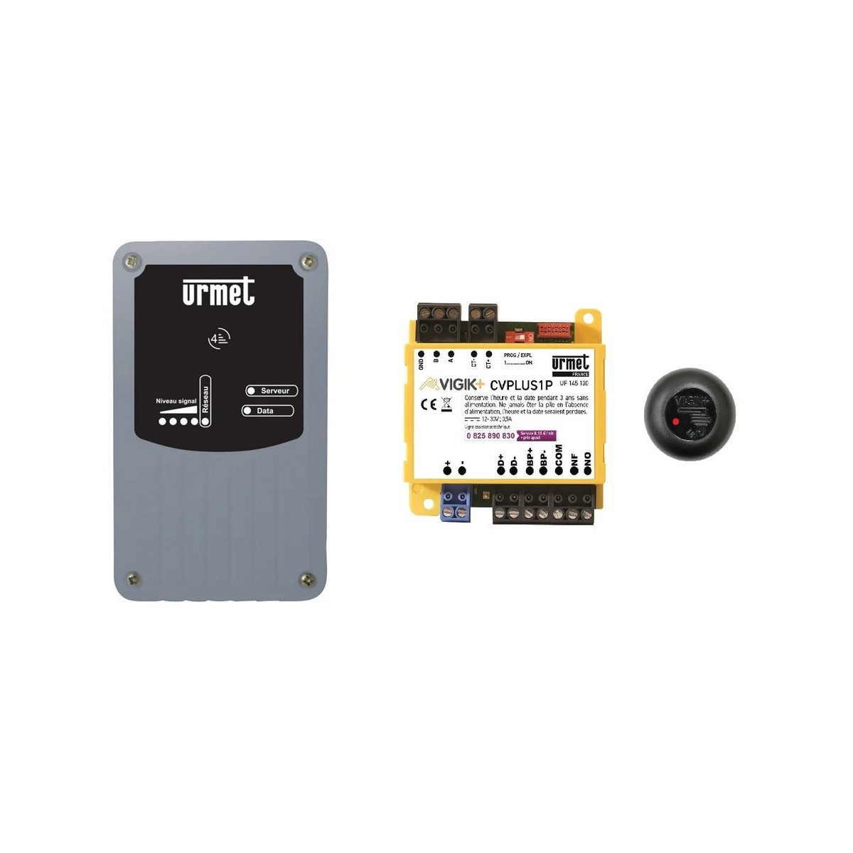 Kit centrale certifiée Vigik+ lecteur et modem DATAAbo 10ans - URMET KDATAECO1P 