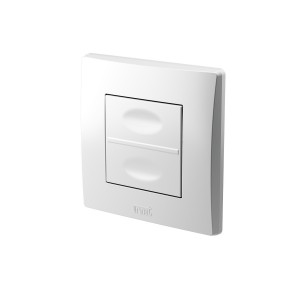 Télécommande murale extra plate 2 touches Radio Zigbee - URMET TLM2-UP 