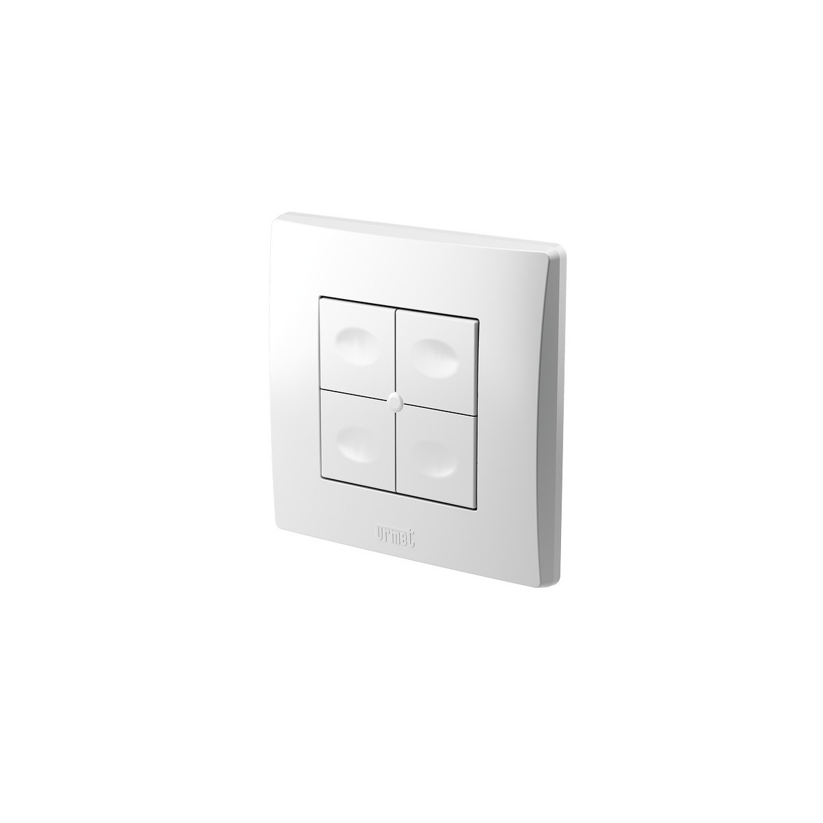 Télécommande murale extra plate 4 touches Radio Zigbee - URMET TLM4-UP 