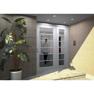 Clavier Connecte 2F A54 Zamac Anthracite - URMET 16074003 