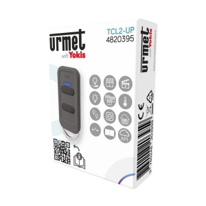 Télécommande porte clé 2 touches Radio Zigbee - URMET TLC2-UP 