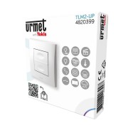 Télécommande murale extra plate 2 touches Radio Zigbee - URMET TLM2-UP 