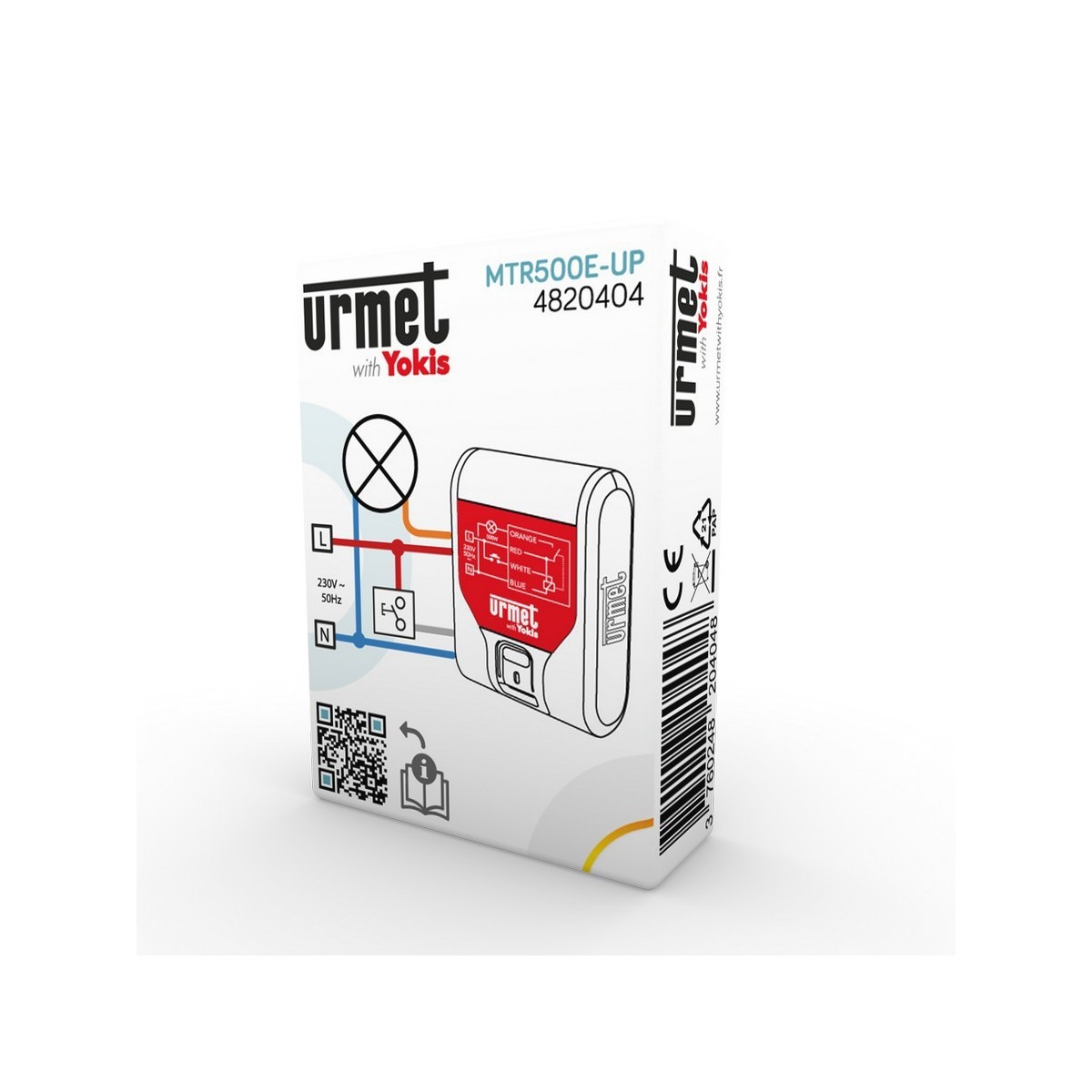 Micromodule télérupteur temporisable 500W Radio Zigbee - URMET MTR500E-UP 