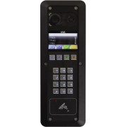 Platine vidéo à défilement 2VOICE graphique Lecteur plat Vigik+ Zamac noir - URMET D83/ZGLPPA 