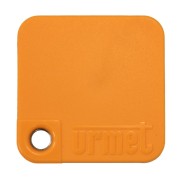 Badge DESFire EV3 orange sécurisé étanche IP68 et antichoc IK10 - URMET MEMOPLUS/O 