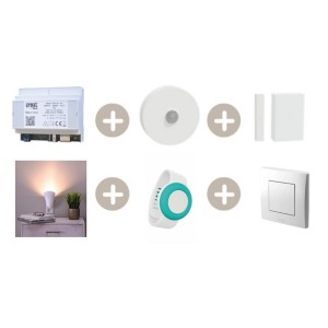 Pack Solinnov’up radio: maintien à domicile avec chemin lumineux interactif pers - URMET SUPMT2/SP 