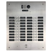 Plaque Video Alu 36Bp 2Voice pour systèmes URMET - URMET V83/436 