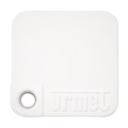 Badge DESFire EV3 blanc sécurisé étanche IP68 et antichoc IK10 - URMET MEMOPLUS/BC 