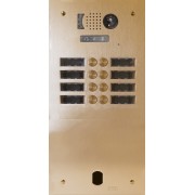 Plaq Video Alu 2R 8 Bp 2Voice Champagne - Urmet Série V83 V83/208CH 