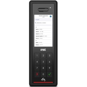 Platine tactile HIZI GSM 4G avec Vigik+ avec abonnement 25 logements pour 15 ans - URMET HIZIDESIGN15A/SP 
