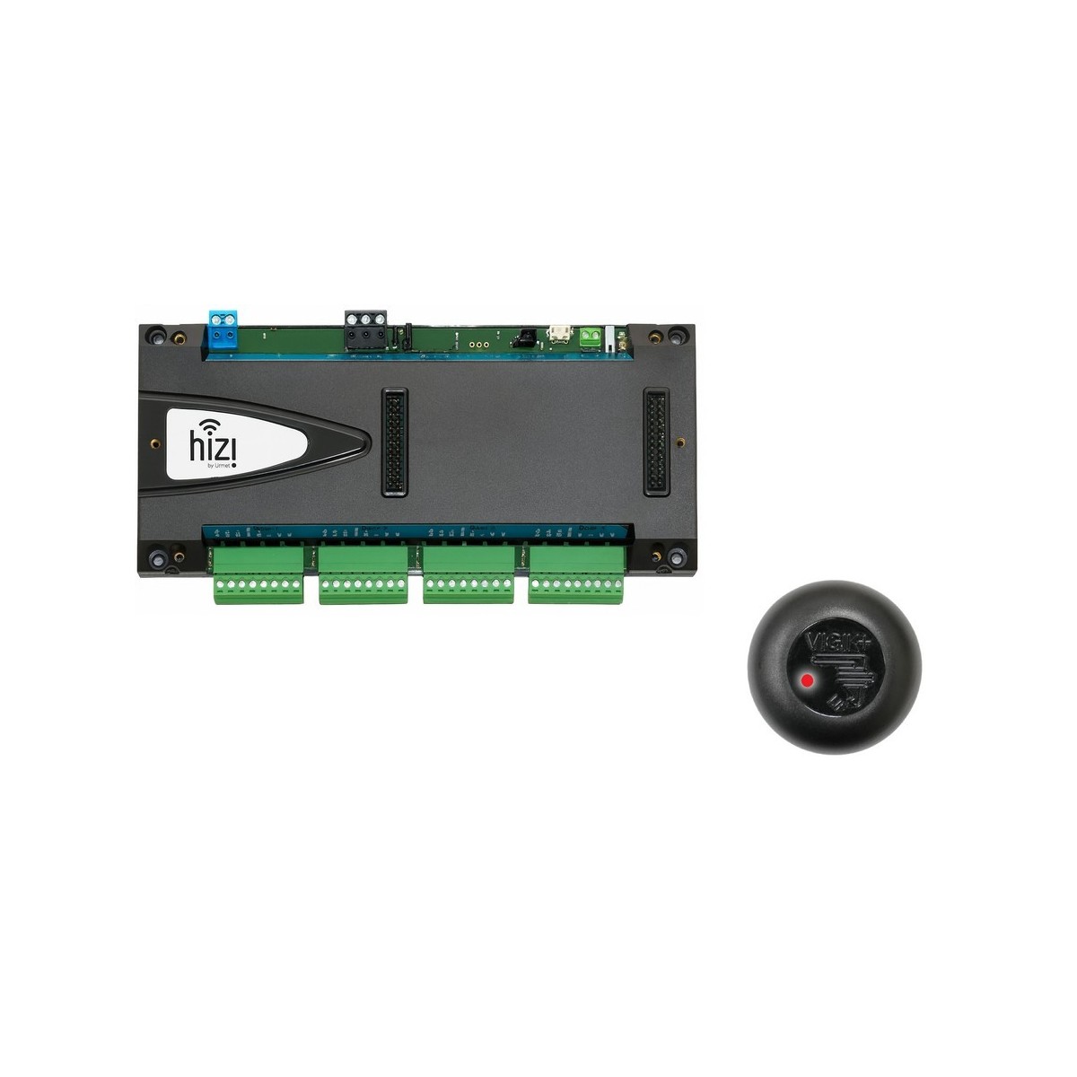 Kit HIZIKCV4P : centrale 4 portes Vigik+ avec un lecteur T25PLUS intégré - URMET HIZIKCV4P/SP 