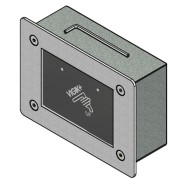 Lecteur encastré antivandale Vigik+ pour résidents et prestataires - URMET LEC/E/PLUS 