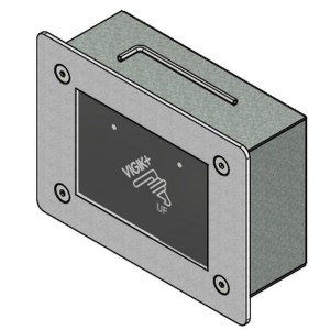 Lecteur encastré antivandale Vigik+ pour résidents et prestataires - URMET LEC/E/PLUS 