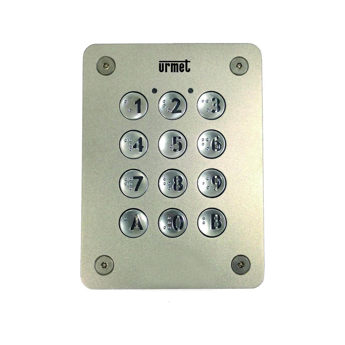 Clavier 12 Touches 2F Inox Encastre - URMET 16074102