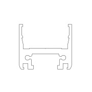 Profile vertical tk35 compact 5500mm alu naturel  - FAAC 105891 