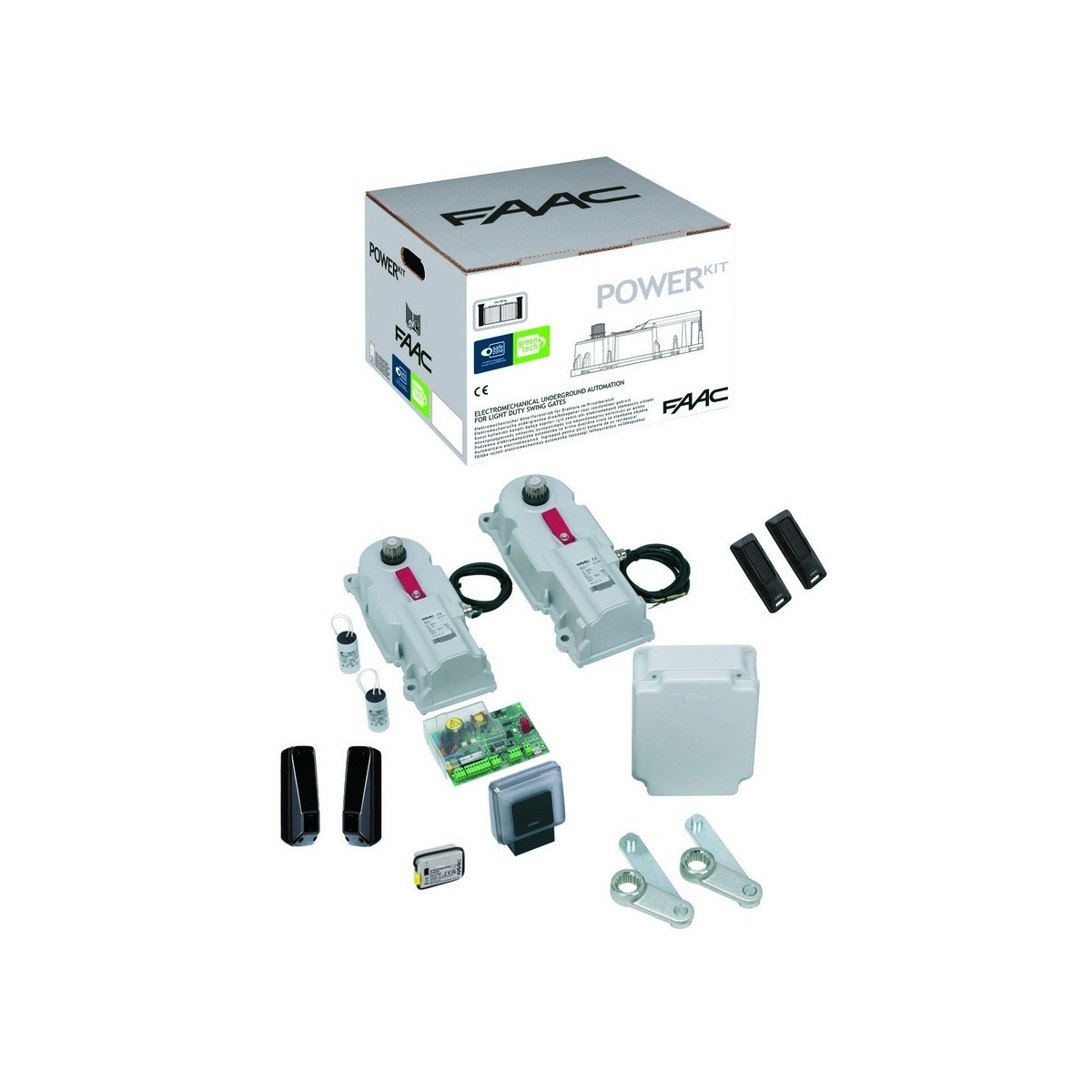 Power kit 230v integral (version 2023) (sans caisson de fondation) - FAAC 106756 