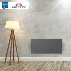 Radiateur electrique Fonte AIRELEC - OZEO Smart ECOcontrol 1500W Bas Anthracite - A693535