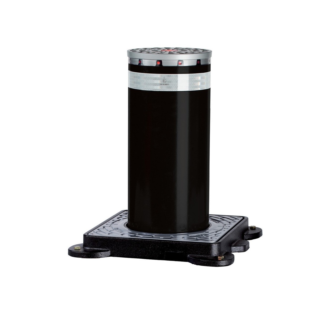 J275 sa v2 h600mm acier peint ral7021, led, avertisseur sonore, verrouillage. - FAAC 116050 