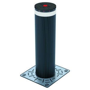 Js80 f h1000mm acier peint ral7021 avec led et cylindre. - FAAC 117651 