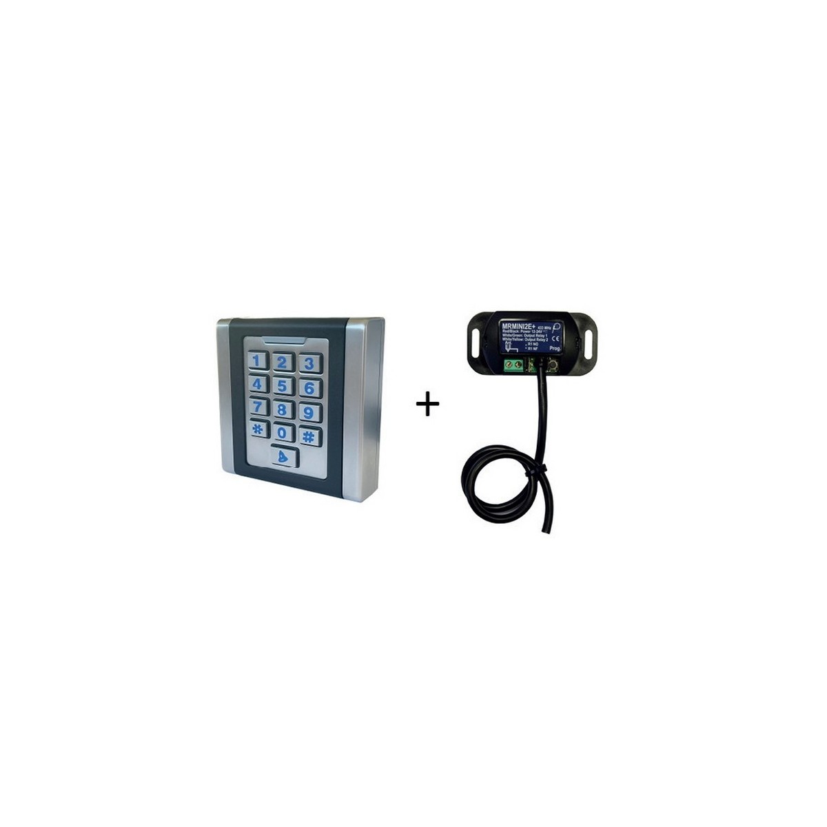 Clavier a code radio xkpw 868 mhz inox - a saillie ou sur colonnette, ip54 - FAAC 170RADIOKEYPAD 