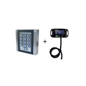 Clavier a code radio xkpw 868 mhz inox - a saillie ou sur colonnette, ip54 - FAAC 170RADIOKEYPAD 