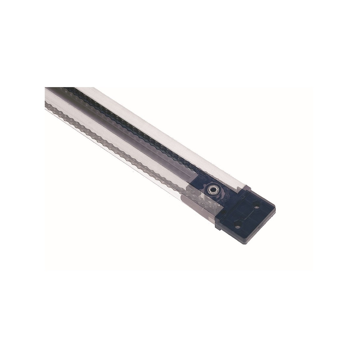 Rail unique a courroie l3800mm pour porte basculante de l3000xh3800mm - FAAC 390139 