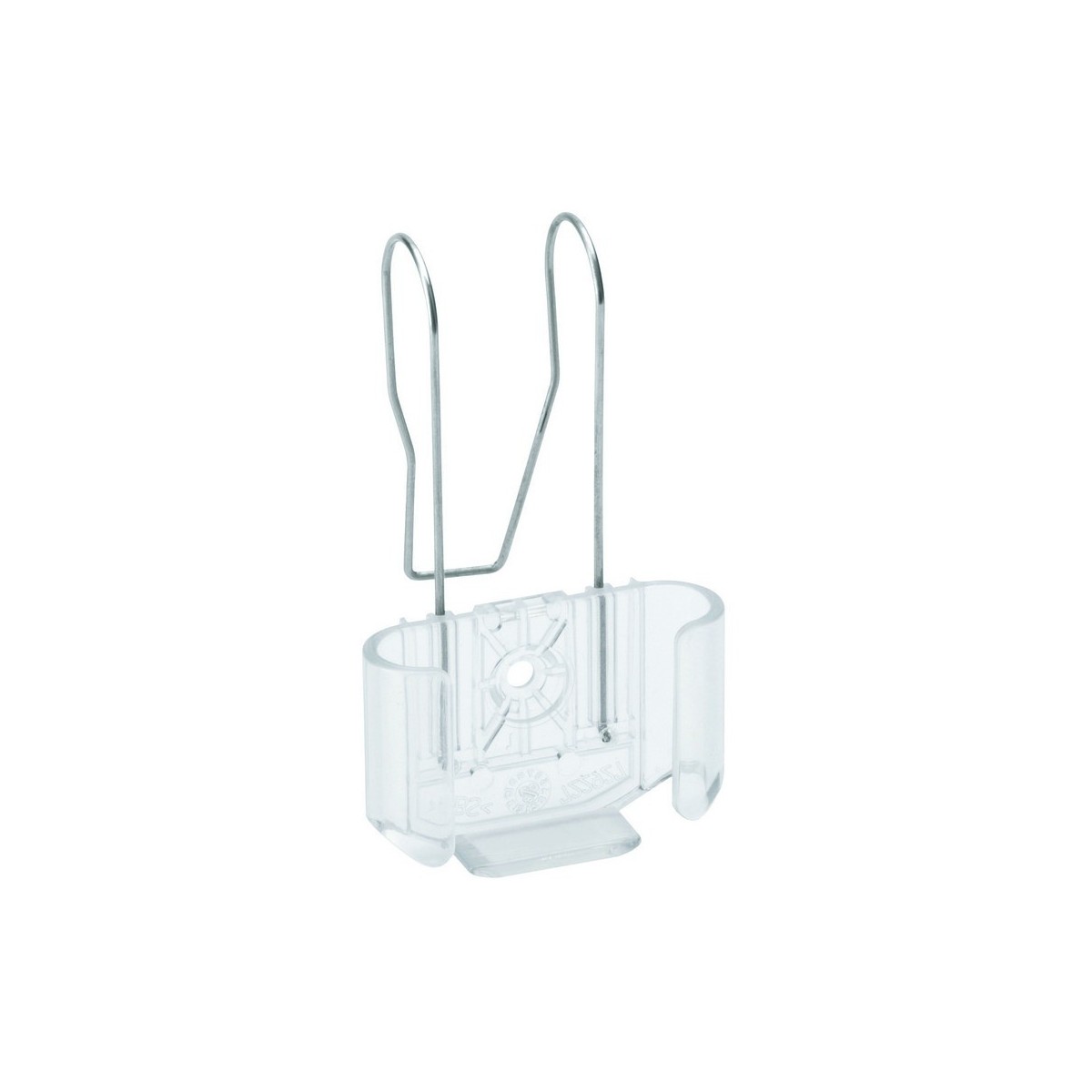 Clip support emetteur xt2 xt4 - blanc - s'accroche au mur ou au pare soleil - FAAC 390205 