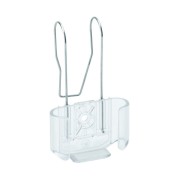 Clip support emetteur xt2 xt4 - blanc - s'accroche au mur ou au pare soleil - FAAC 390205 