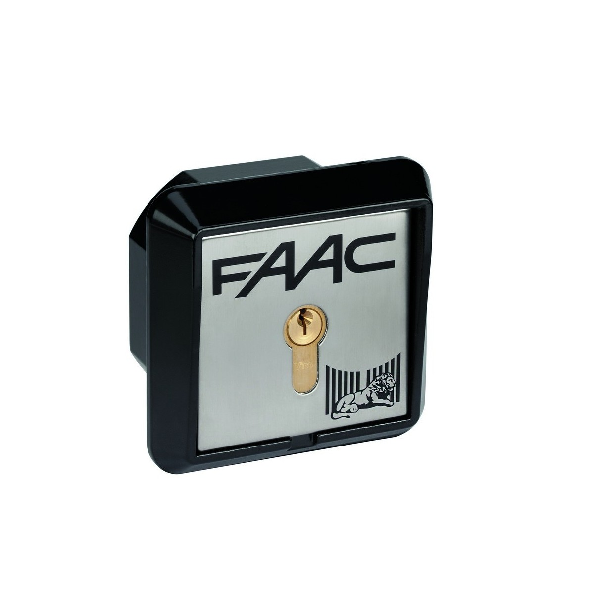 Contacteur a cle t21 a cable encastre - 2 contacts - FAAC 401017 