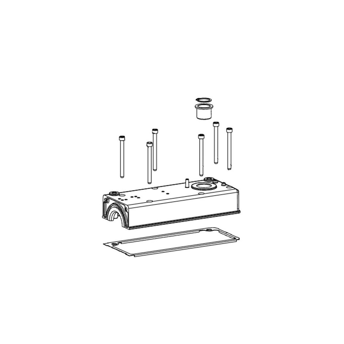 390 - corps complet sans carter pour moteur 390, magnum kit - FAAC 428283 