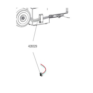 Interrupteur de fonction avec cable 950 bm - FAAC 428329 