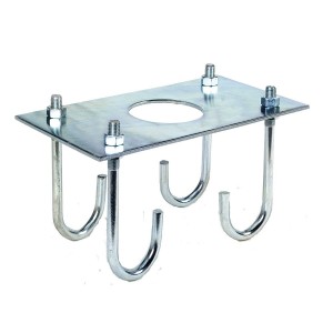 Plaque de fondation a sceller - 615 - FAAC 490073 