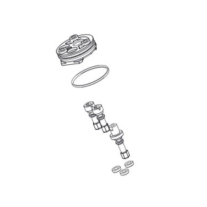 Ensemble by pass & vis de deverrouillage op 400 422 v.05 - FAAC 490326 