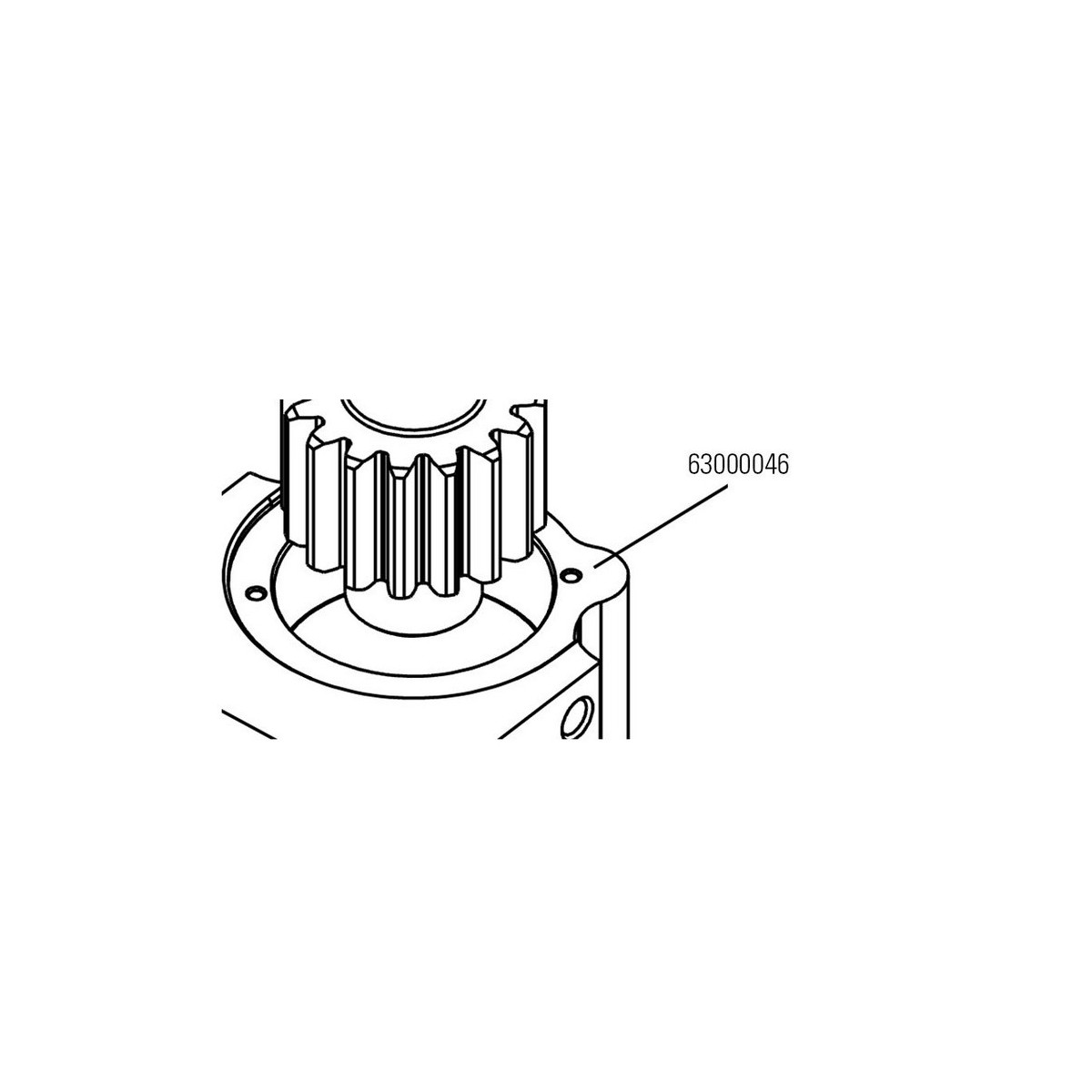 S700h - joints cannele pour moteur enterre - FAAC 63000046 