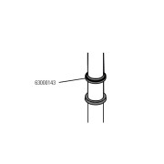 Joints parker a12025 25x33x7 pour b680h et j200ha (5pc) - FAAC 63000143 