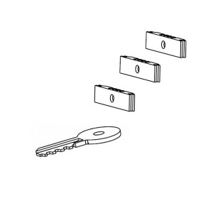 Sachet accessoires coffre b680 - FAAC 63000152 