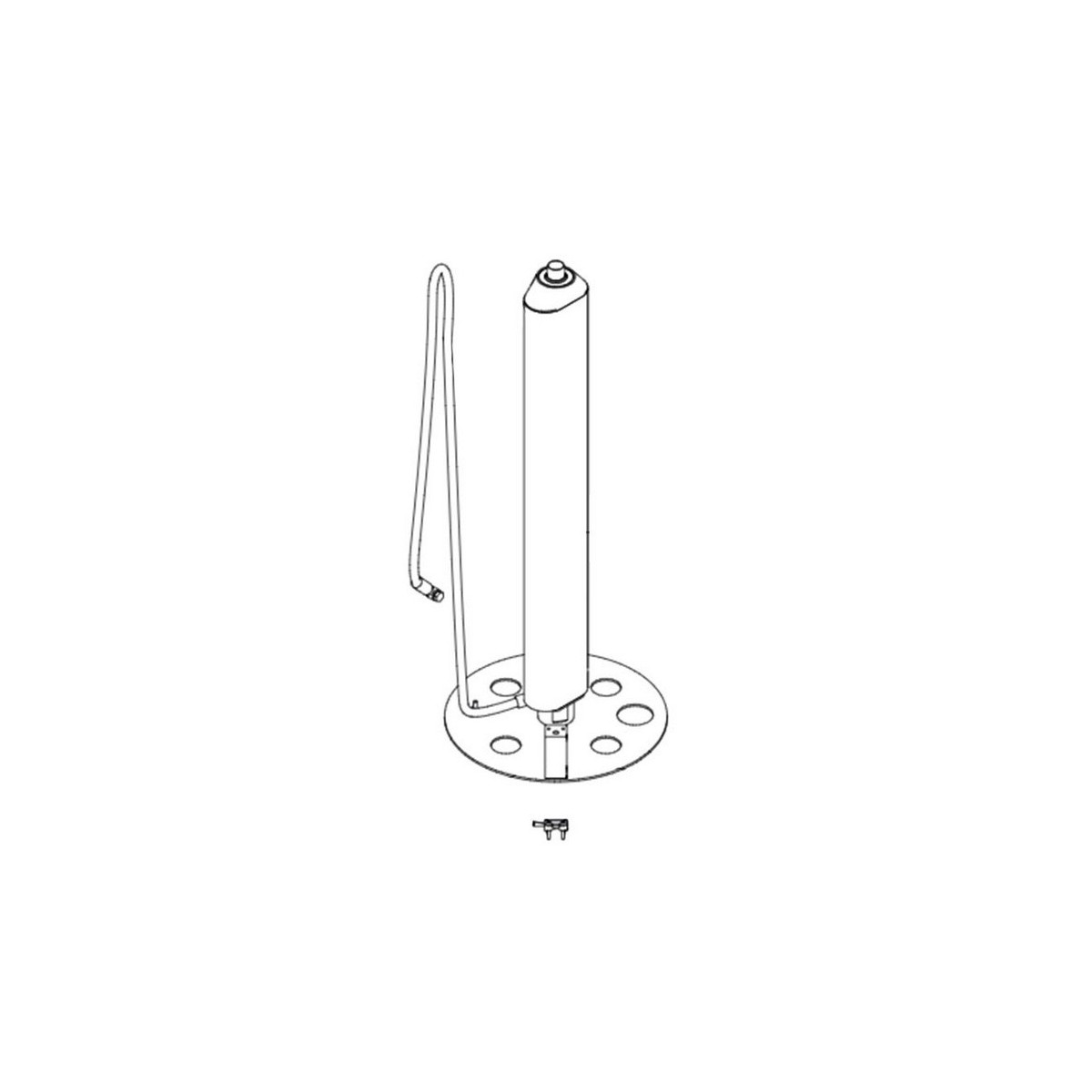 Piston hydraulique j200 - FAAC 63000267 
