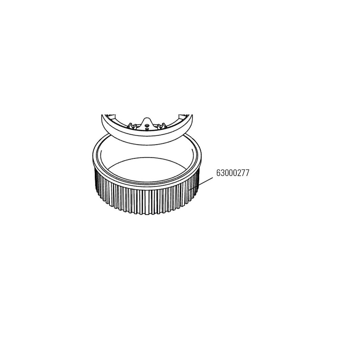 J200 ha - bague superieure tete de borne - FAAC 63000277 
