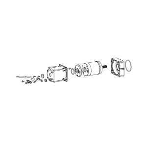 Groupe moteur 24v pour op 390 - FAAC 63000596 