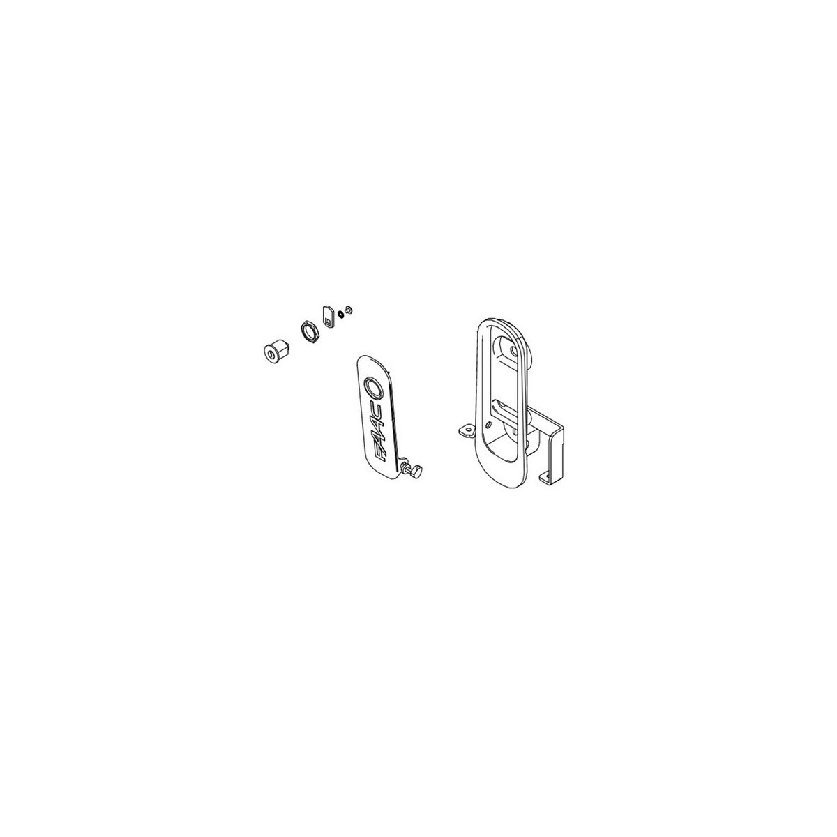 Groupe levier dev. c721 - FAAC 63000708 