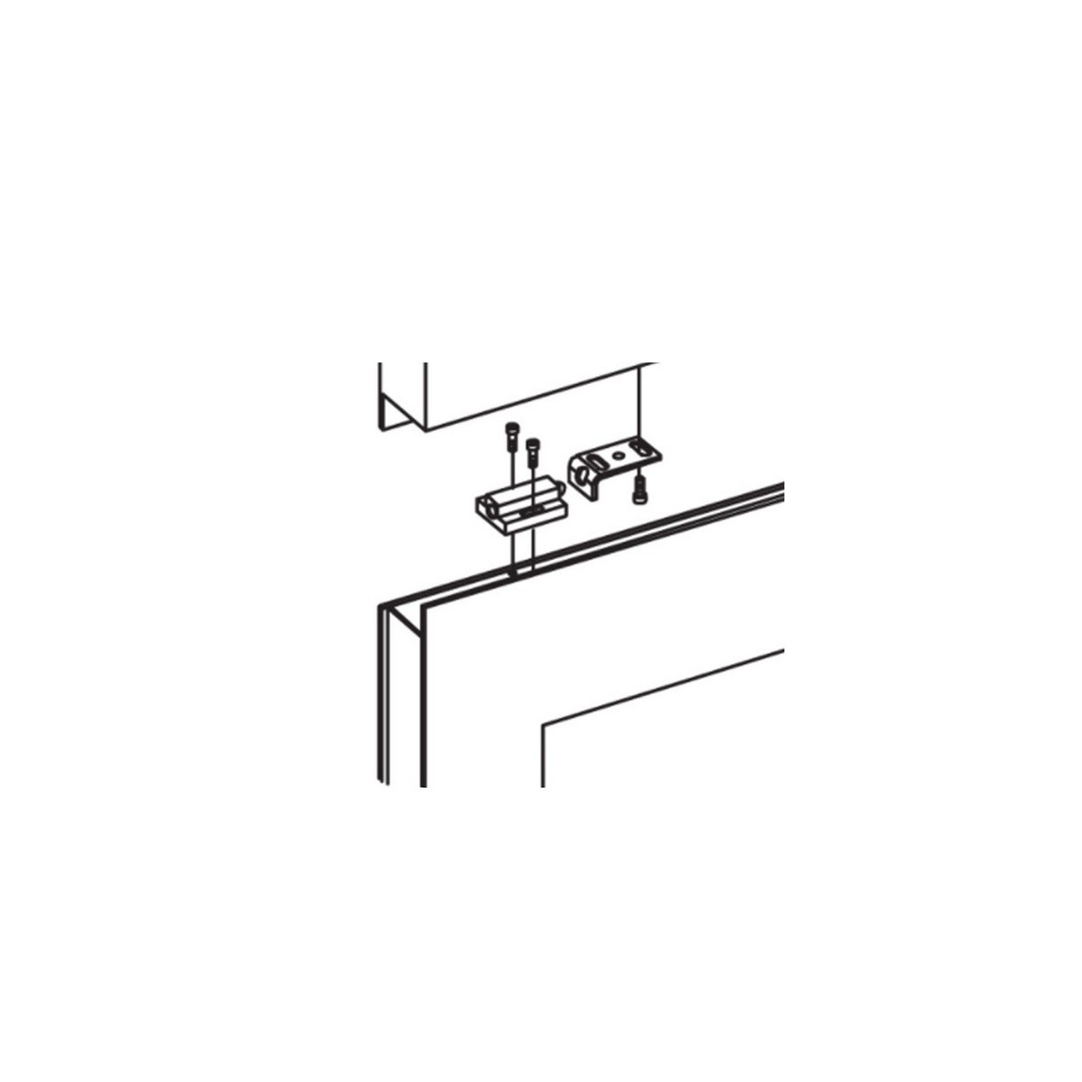 Bloc a bille/vantail semi fixe - FAAC 63000755 
