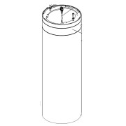 Cylindre j275ha h800 avec bandeau reflechissant - FAAC 63000936 