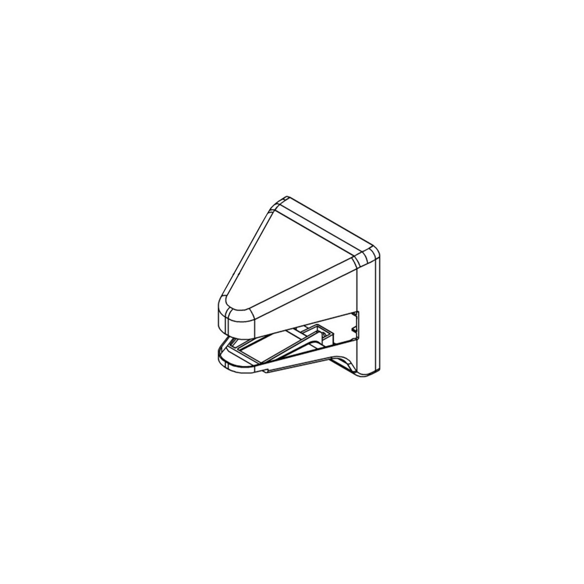 S450h - cache attache avant pour operateur hydraulique s450h cbac et sb - FAAC 63001925 