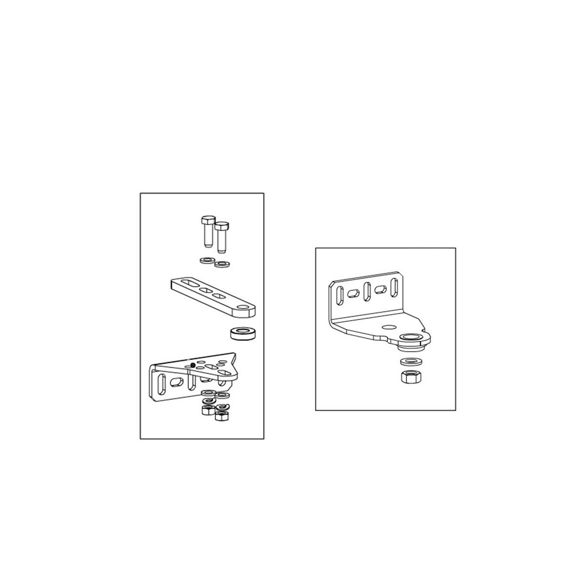 Attaches s418 avant & arriere - FAAC 63002565 