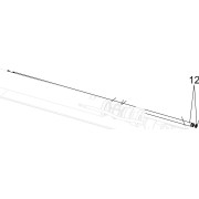 J275ha tube aliment.avec tirants - FAAC 63003298 