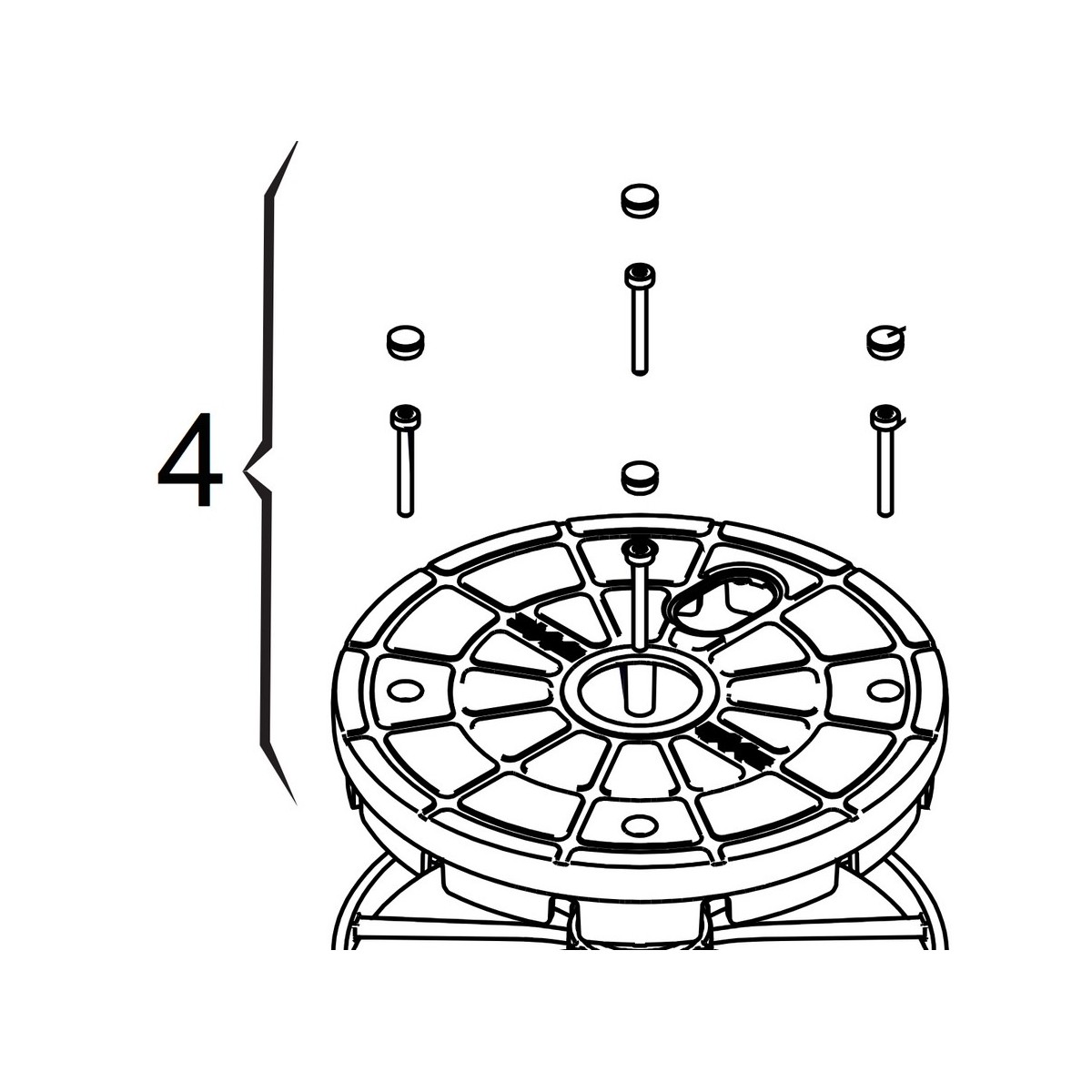 J275 ha - tete de borne - FAAC 63003394 