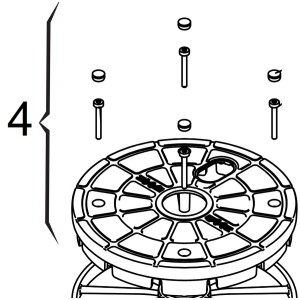 J275 ha - tete de borne - FAAC 63003394 