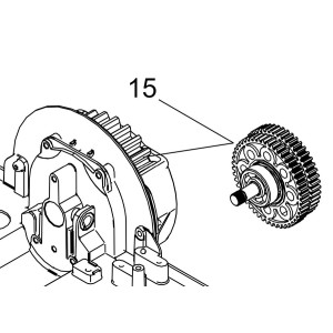 C720-c721 groupe engrenage interne pignon. piece detachee pour cyclo kit. - FAAC 63003502 